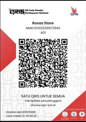 QRIS Roxas Store